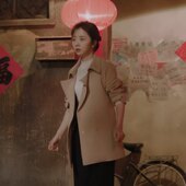 大衣女衣服潮 风衣外套翻领中长款 欧洲我 山与海谭松韵方婉之同款