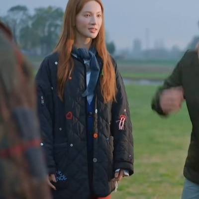 欧洲现在就出发3金晨同款棉衣外套冬季保暖圆领棉服上衣女衣服潮