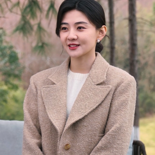 原版罚罪2文江燕梁洁同款毛呢外套秋冬中长款呢子大衣女衣服潮