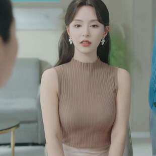 原版短剧我就怕老婆怎么瞭2刘蔓莉江棠同款无袖背心上衣女衣服潮