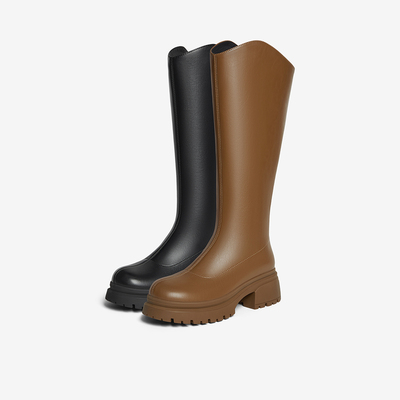 拔佳Bata瘦瘦靴女长靴2024冬季新款显瘦百搭弹力长筒靴子10982DG4