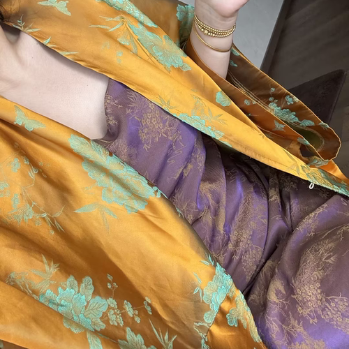 LHMknk1画报夫人原创自制新中式外套夏贵气慵懒禅意外套