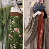 画报夫人原创自制中式 禅意外套 改良汉服仙气飘飘超大袖