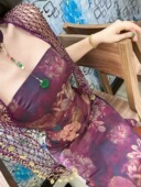 外披外套 双色百搭夏季 画报夫人原创 风情万种珠珠披肩