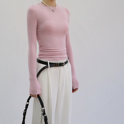 长袖常规厚度针织面料女性