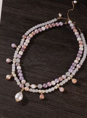 古风汉服小清新珍珠项链锁骨链