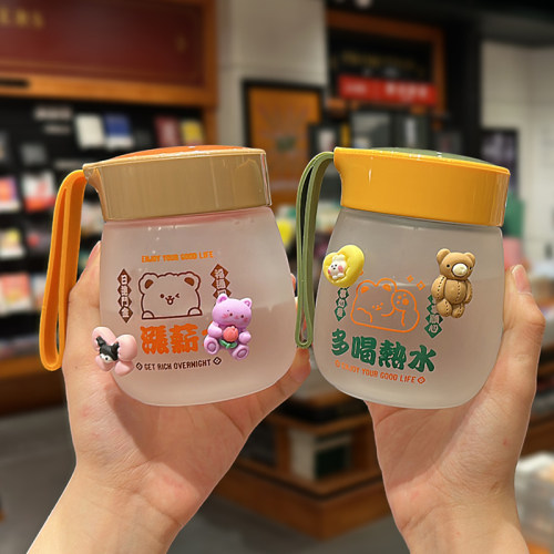 高鹏硅磨砂玻璃小巧大肚杯