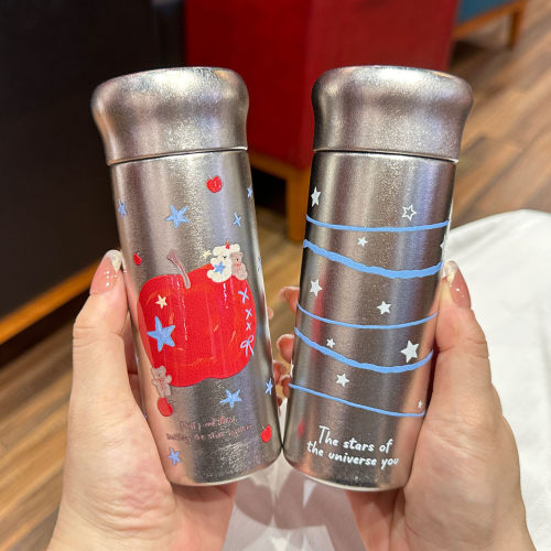 纯钛口袋保温杯200ML便携