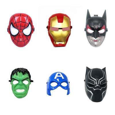 Spider Man Hulk Iron Man Mask Children's Halloween A