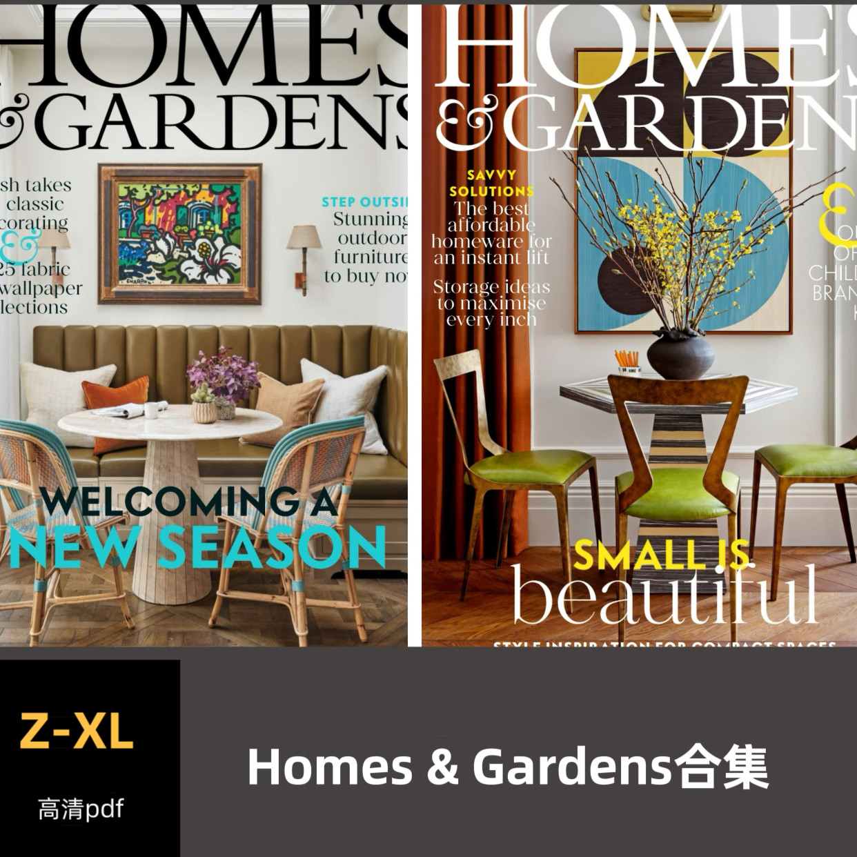 品界设计资料-Homes & Gardens合集 2022-2025合集高清pdf素材