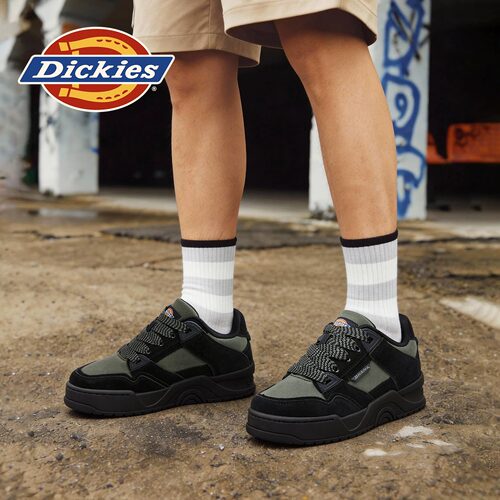 Dickies2026新款透气厚底板鞋