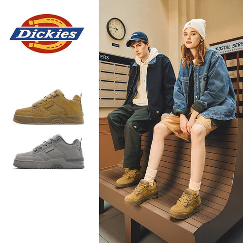 Dickies男鞋2025新款春季男鞋厚底运动休闲鞋复古鞋子面包鞋潮鞋