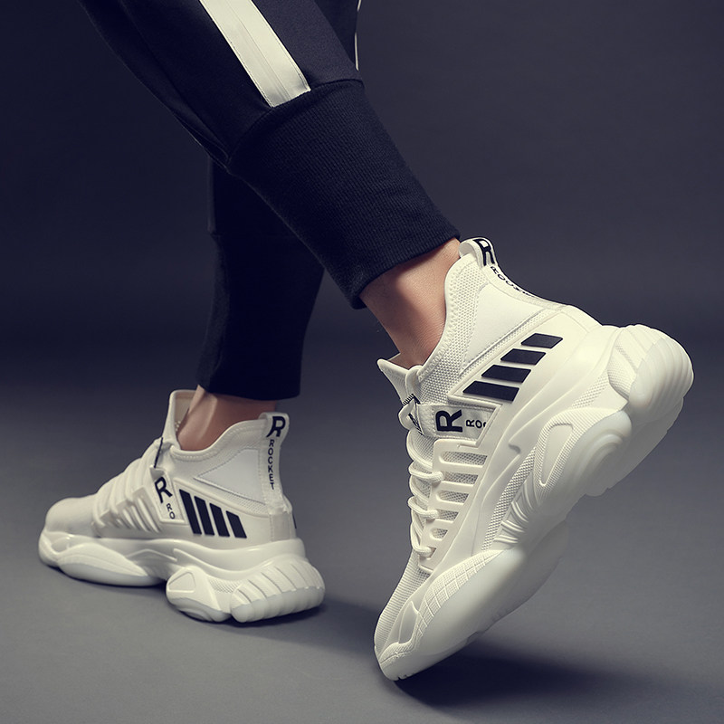 夏季网鞋男45薄款透气网面运动鞋46潮流防臭跑步鞋47特大码男鞋48