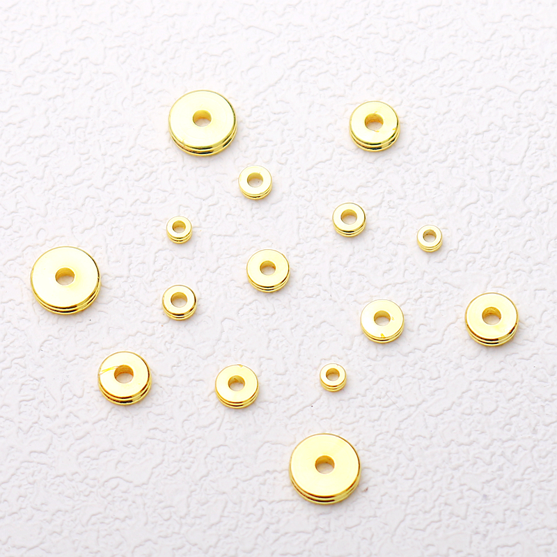 DIY项链保色美国进口隔片18K包金