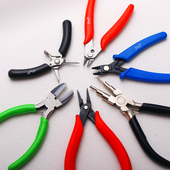 手工DIY工具斜口钳多功能尖嘴钳子斜嘴钳平钳剪线钳弯嘴钳珠宝钳