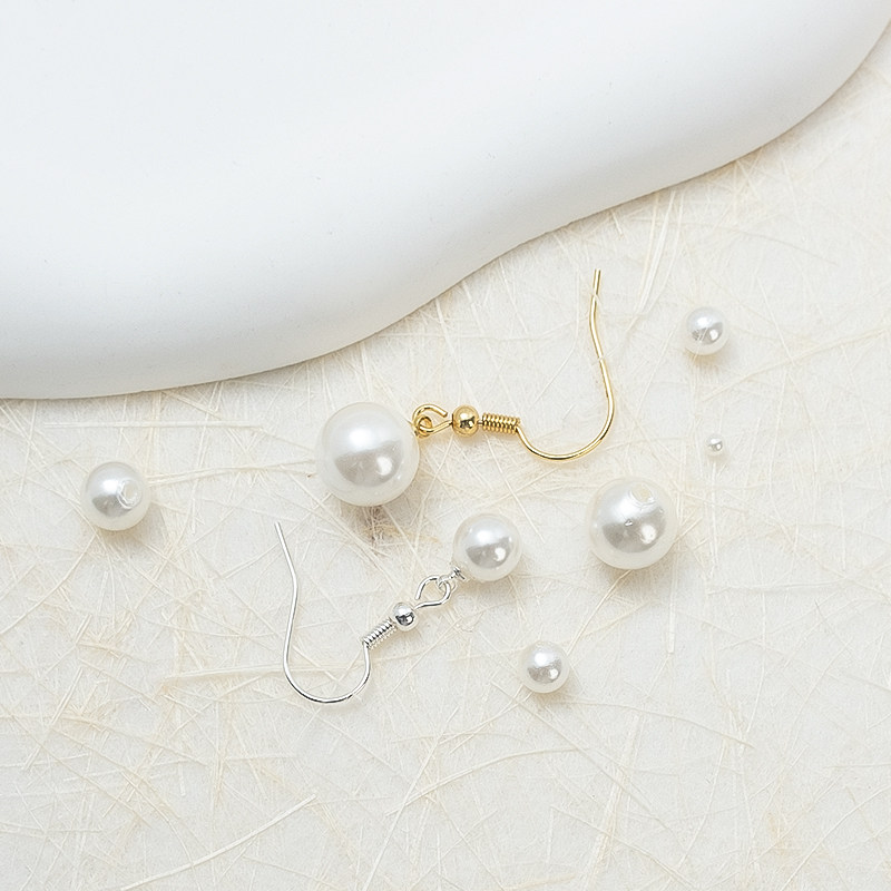 半孔贝珠 diy手工镶嵌散珠天然贝壳镀珍珠白圆珠自制耳钉饰品材料,饰品/流行首饰/时尚饰品新,其他DIY饰品配件,淘宝优惠券,粉丝福利购,淘宝优惠卷