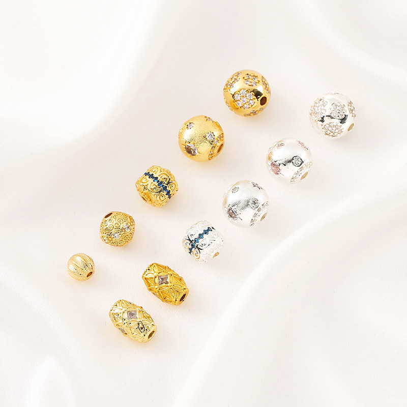 14k包金微镶彩钻通孔桶珠隔片隔珠路路通diy文玩手链手串串珠配件,饰品/流行首饰/时尚饰品新,其他DIY饰品配件,淘宝优惠券,粉丝福利购,淘宝优惠卷