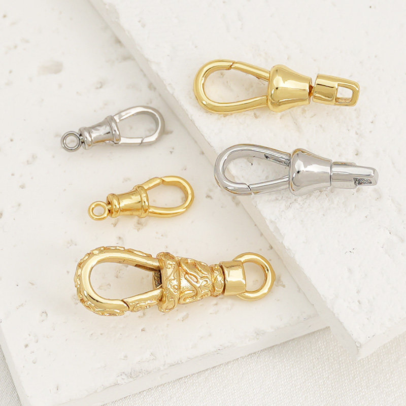 14k金色保色龙虾扣铜镀金保色