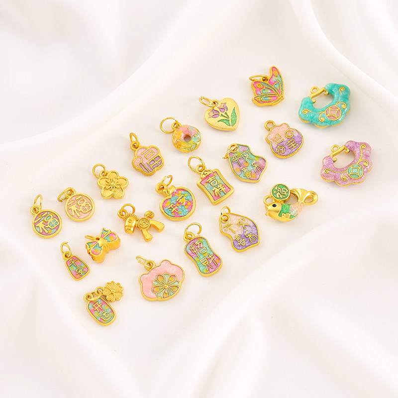 景泰蓝珐琅彩吊坠手串项链