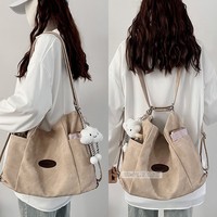 秋冬牛仔軟皮質(zhì)感大容量女包