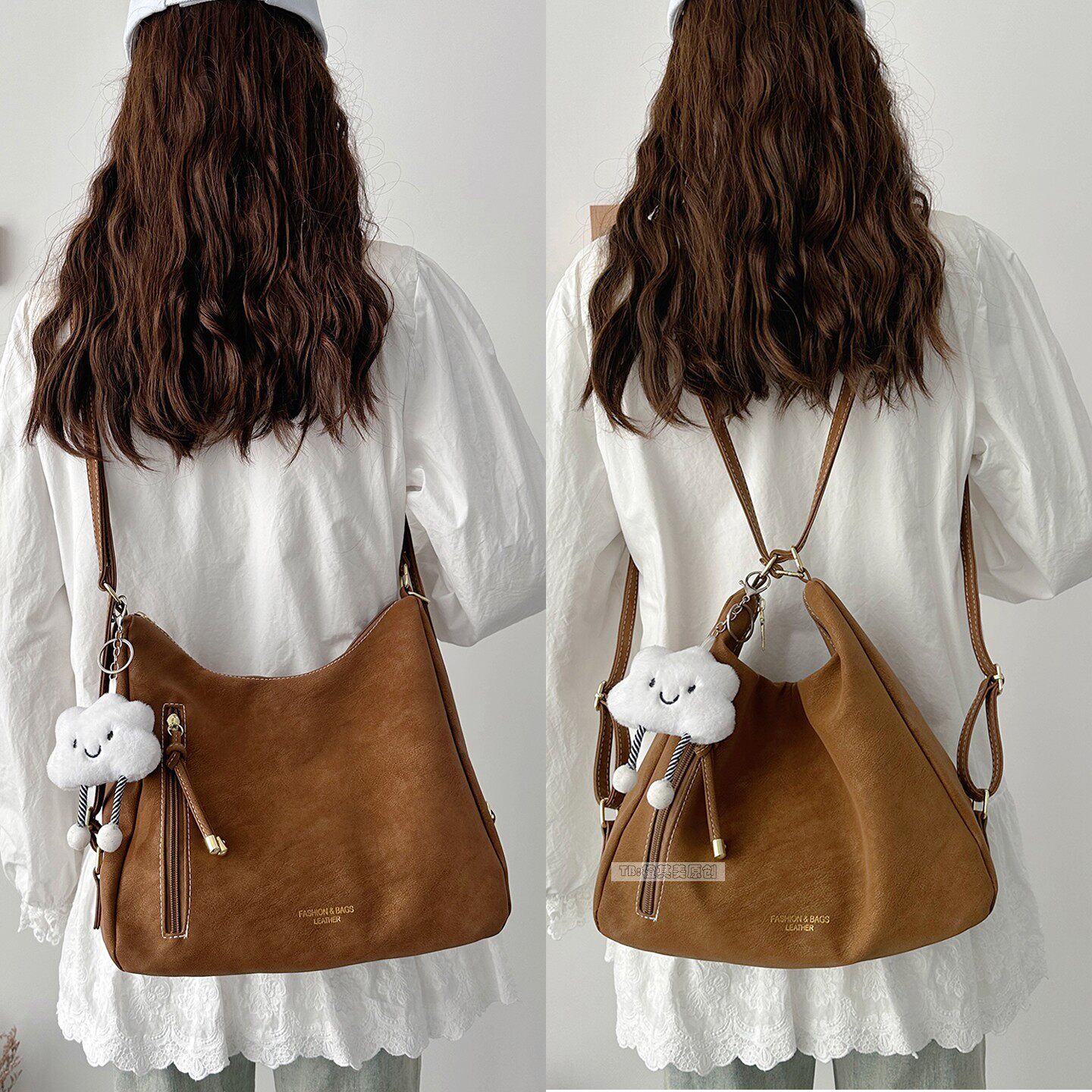 高级感复古三用包女百搭通勤单肩托特包时尚双肩包秋冬新款斜挎包,箱包皮具/热销女包/男包,通用款女包,淘宝优惠券,粉丝福利购,淘宝优惠卷