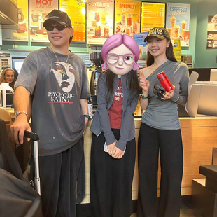 #Sisjuly#易梦玲同款韩系慵懒风 chill通勤时尚性感斜肩长袖T恤女