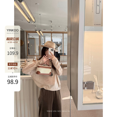 Yinkoo松驰主义休闲针织羊毛