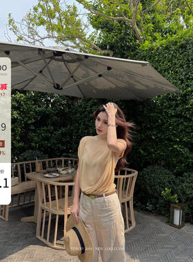 莱赛尔桑蚕丝老钱风女针织斗篷