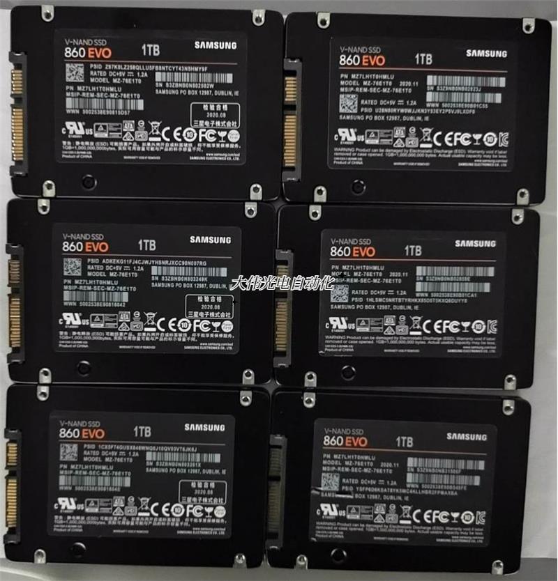 拍*Samsung/三星 860EVO 1T MSATA SSD拆机正品