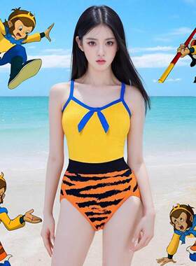 孙悟空大圣泳衣女美猴王同款睡衣个性连体衣抽象搞怪猴哥抖音网红