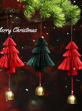 圣诞节挂件装饰r品christmas decoation铃铛挂饰门挂场景氛围布置