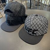 大头围帽子男款 美式 嘻哈平沿棒球帽春秋潮流街舞板帽鸭舌帽平帽檐