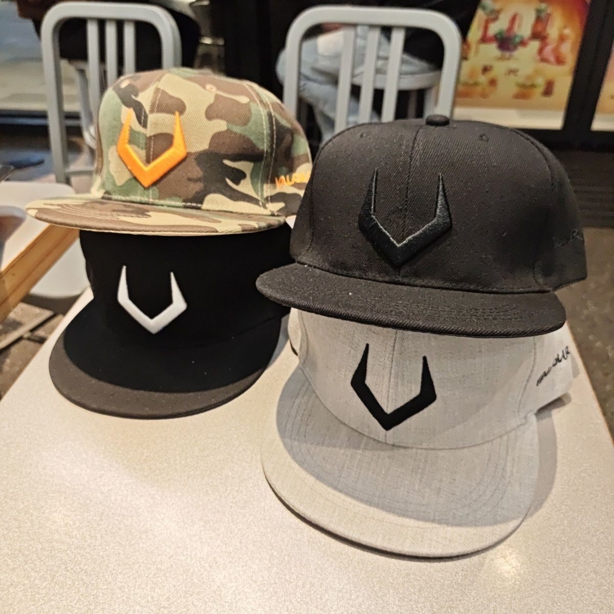 美式嘻哈复古迷彩鸭舌帽男女春秋平檐棒球帽街头休闲防晒帽可调节