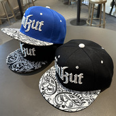 帽子男款 嘻哈平沿帽街舞平檐鸭舌帽女款 美式 复古棒球帽学生潮款