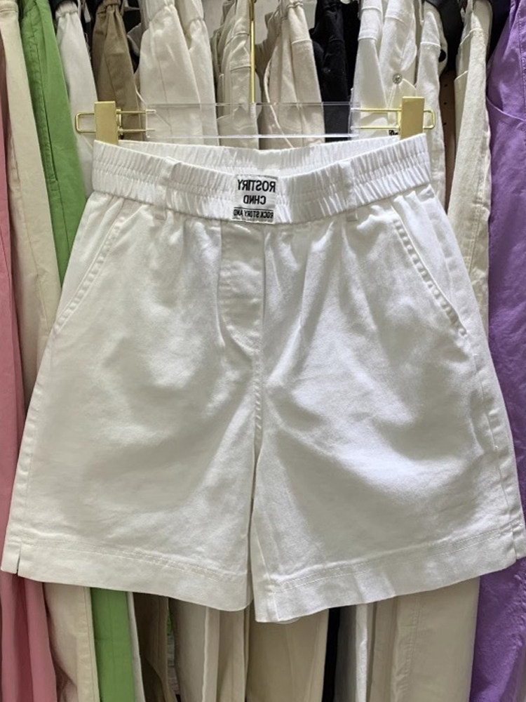 CLEARANCE LEAK DISCOUNT COTTON PLUS SIZE SHORTS WOMENS SUMMER NEW HIGH-WAISTED SLIM FIVE-MINUTE A-LINE WIDE-LEG CASUAL HOT PANTS