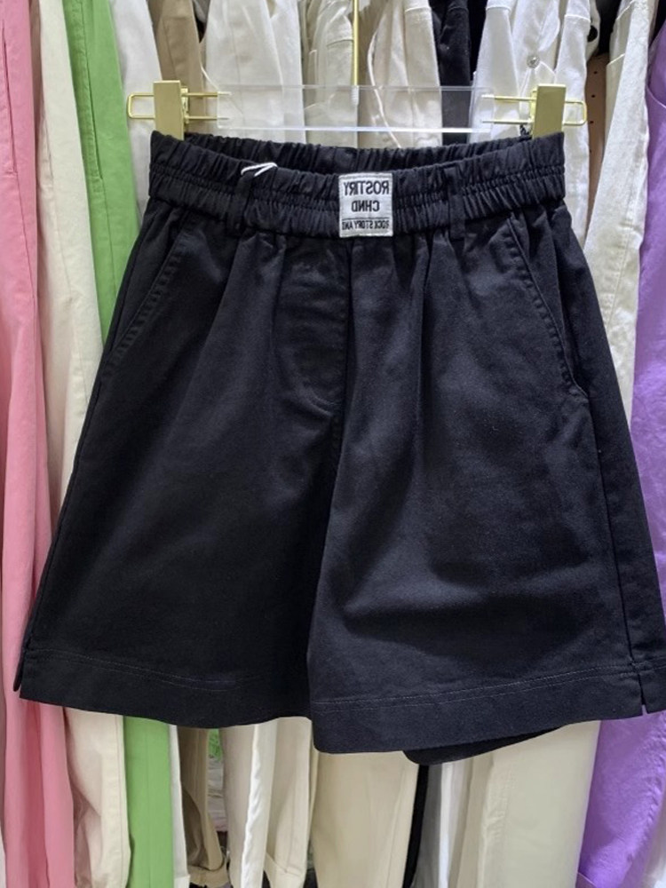 CLEARANCE LEAK DISCOUNT COTTON PLUS SIZE SHORTS WOMENS SUMMER NEW HIGH-WAISTED SLIM FIVE-MINUTE A-LINE WIDE-LEG CASUAL HOT PANTS