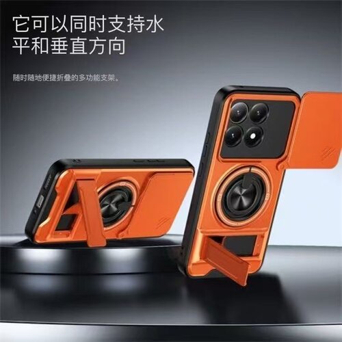 适用小米14T港澳台防摔手机壳XM14TPro防摔磁吸无线充电M14T横竖指环支架镜头盖保护套里软背硬外壳