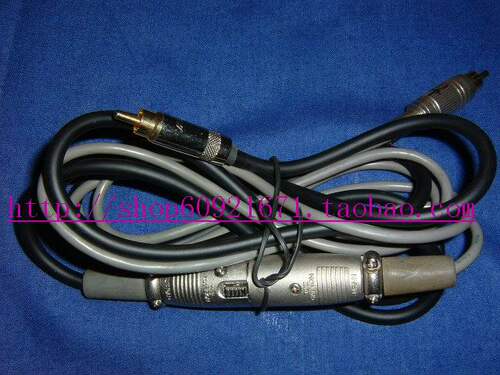 日本进口CANNON卡农RCA信号插头线CANARE佳耐美4芯0.2平方信号线