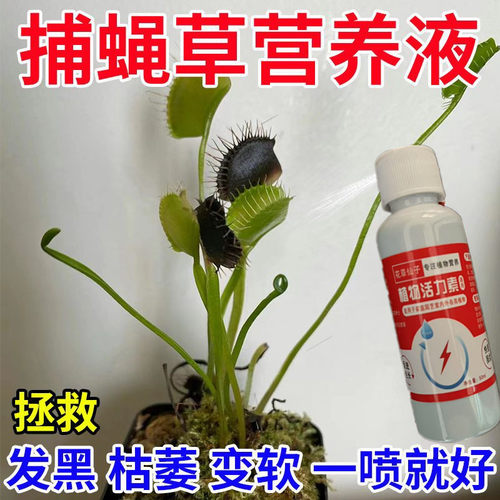 【叶肥】捕蝇草专用营养液治黑腐病打蔫烂根植株矮小软枯萎急救