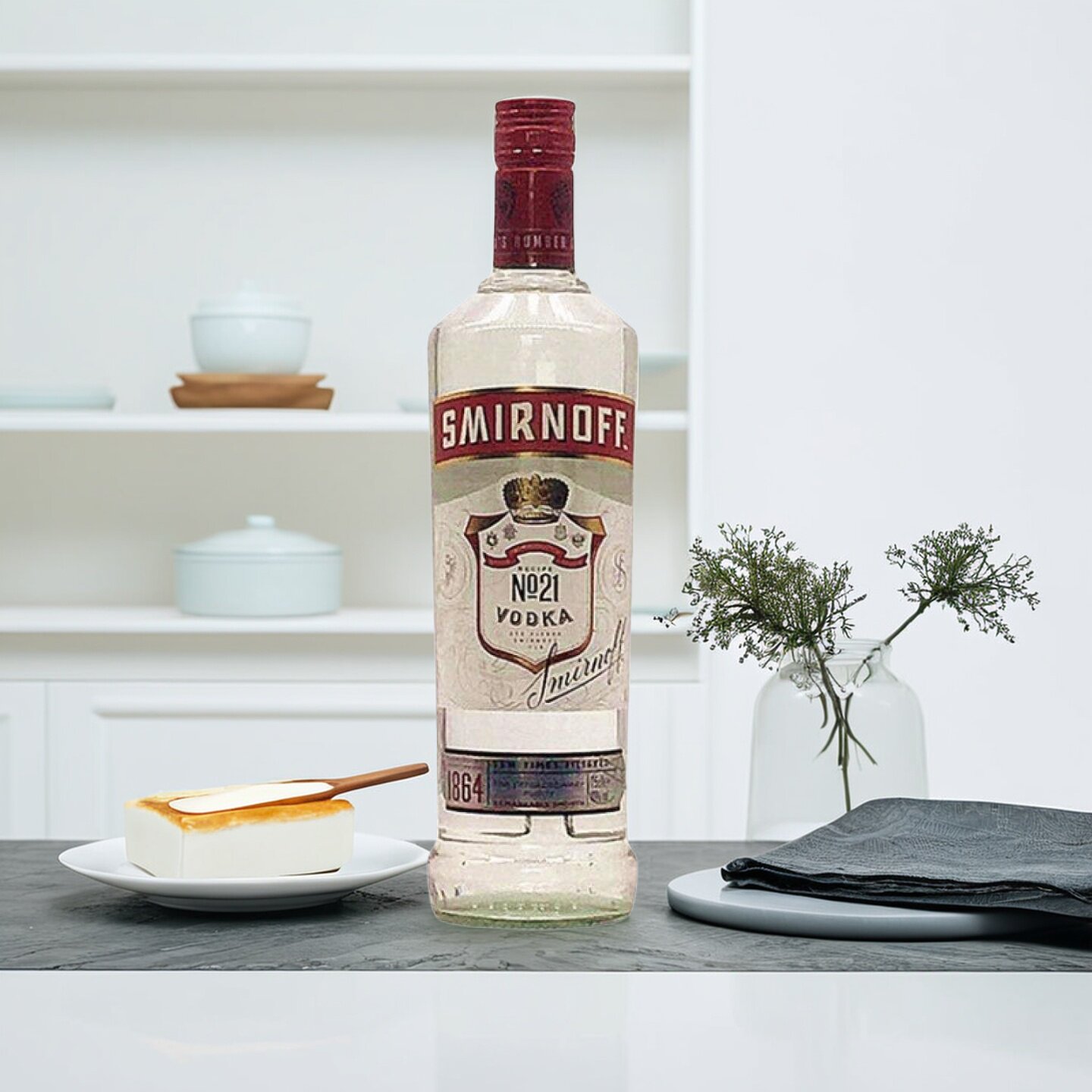 斯米诺伏特加 SMIRNOFF700ml普达皇冠红牌原味鸡尾酒进口洋酒
