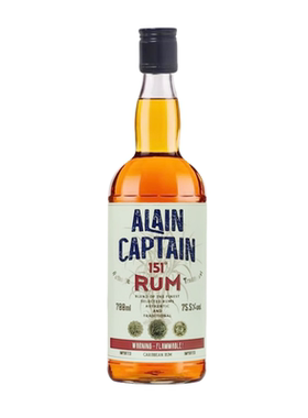 阿兰船长151朗姆酒 ALAIN CAPTAIN RUM 700mL75.5度原装进口洋酒
