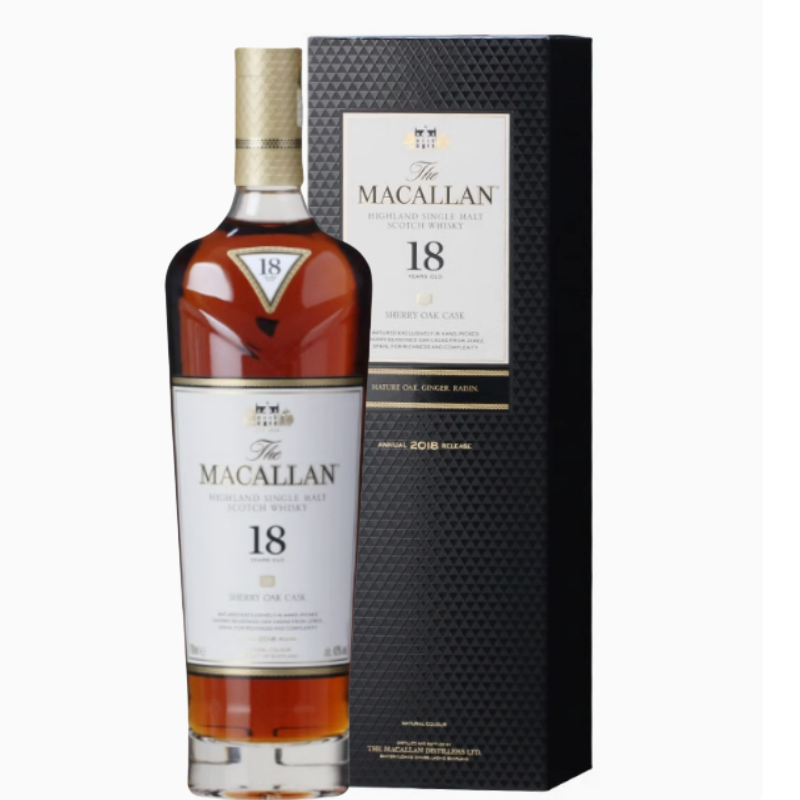 麦卡伦18年单一麦芽威士忌