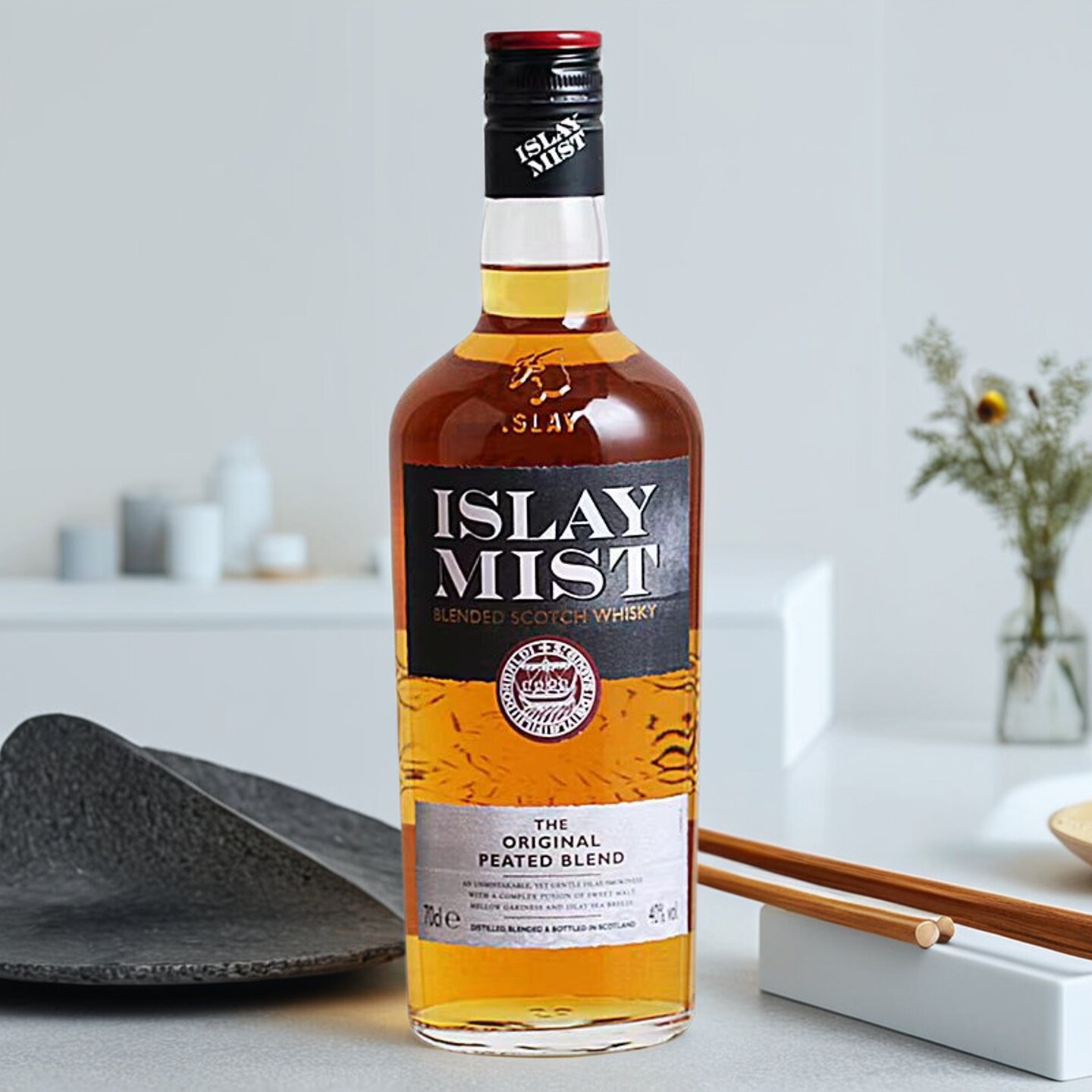 秘斯特艾雷岛苏格兰泥煤威士忌原装进口行货洋酒LSLAY MIST700ml