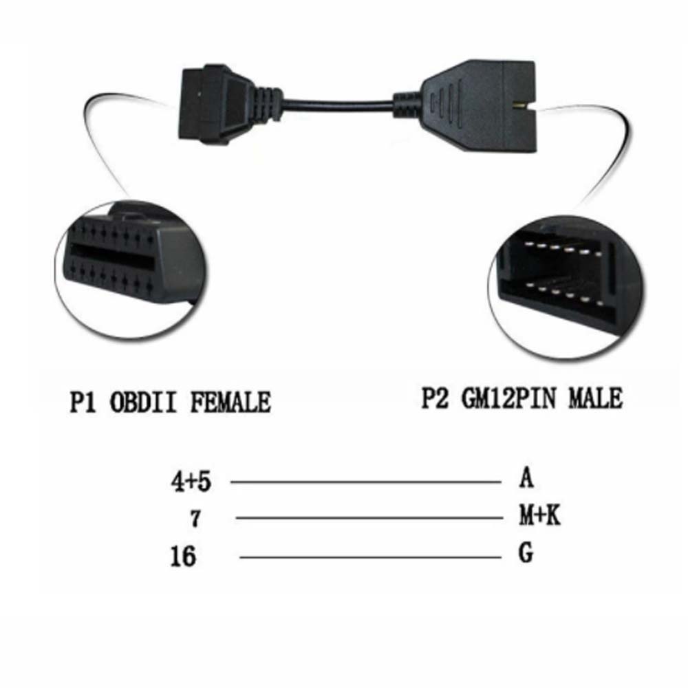 GM12Pin乐驰转接线大宇连接线