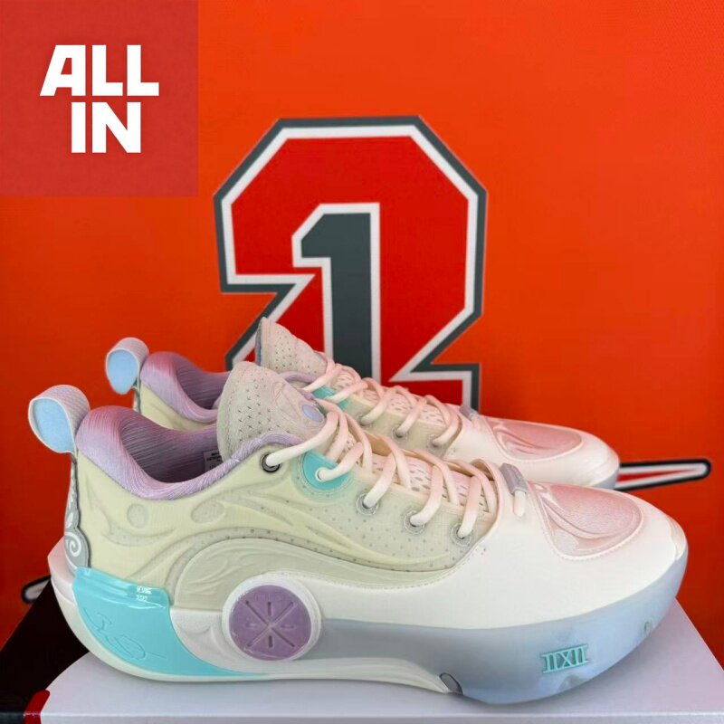 李宁韦德之道12男款WOW双层超䨻科技碳板实战低帮篮球鞋ABAV085-3