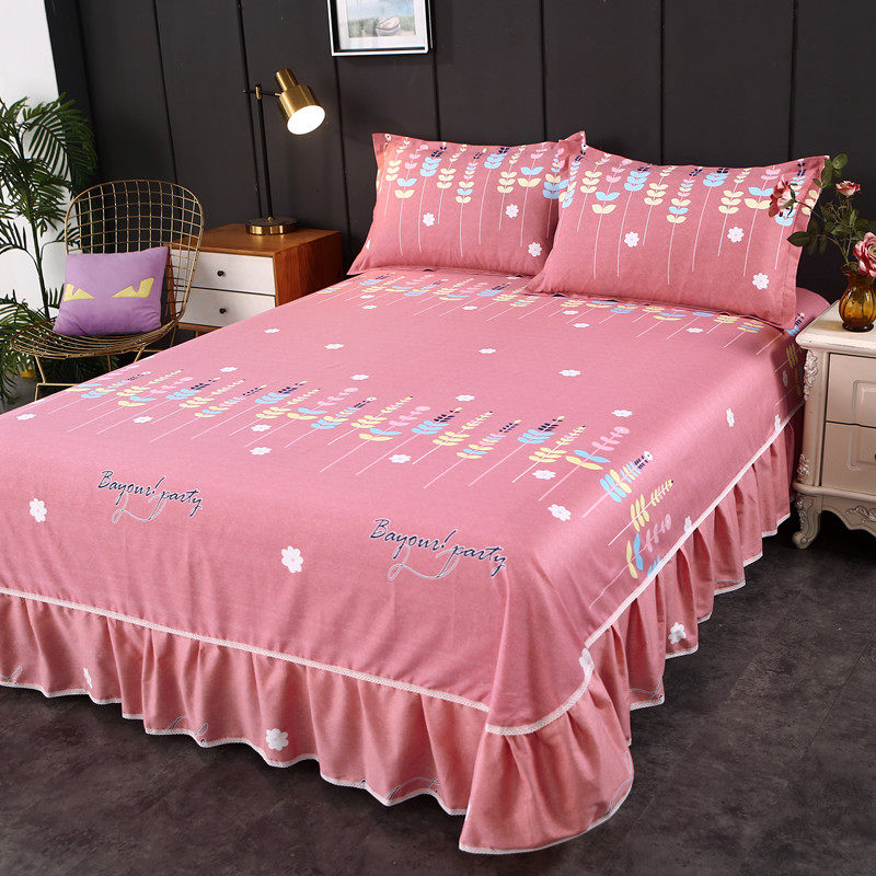 纯棉床裙单件100全棉韩式花边公主风床罩单双人席梦思防尘保护套