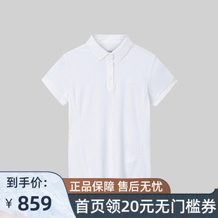 NIKE儿童装 大小童纯白t恤校服演出服女孩 女童短袖 polo衫