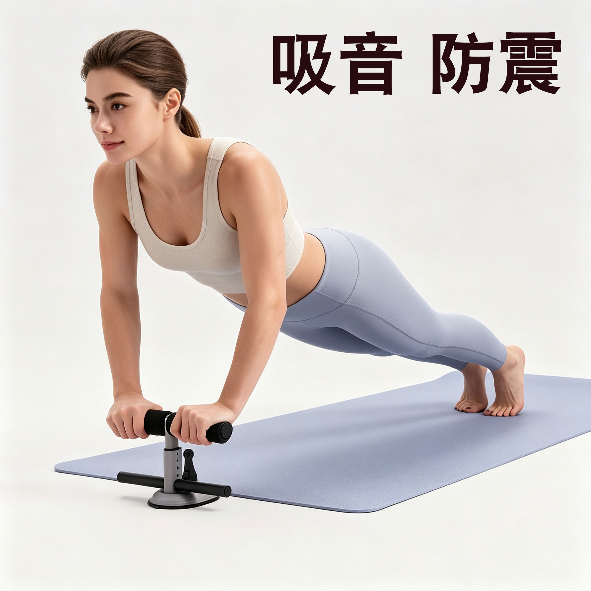 TPE瑜伽垫防滑静音加厚平板支撑