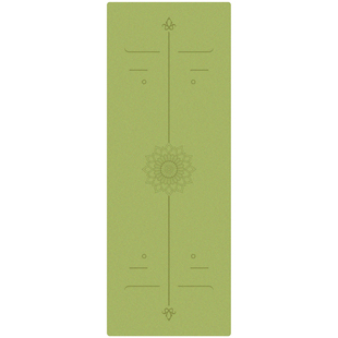 防滑磨砂椰纤丝皮革天然橡胶瑜伽垫椰纤丝静音瑜珈亲肤运动地垫