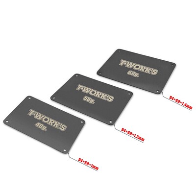 T-WORK'S 黑色钢制电池配重块AE RC10 B7 TE-B7-G 40-60g